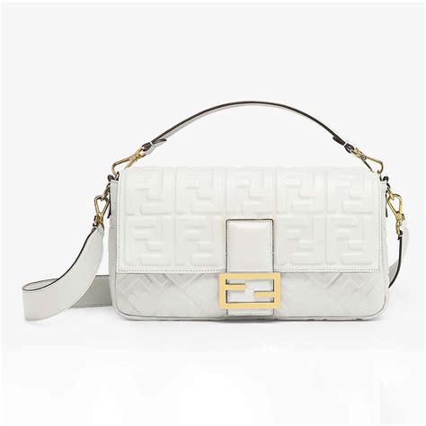 white fendi bag